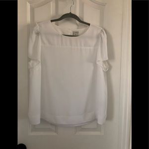 NWOT J by J Crew White Blouse